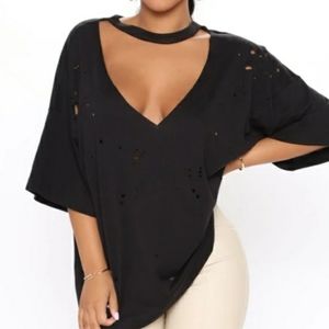 Fashion nova over sized tee